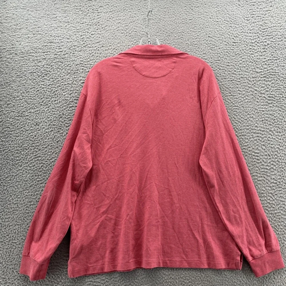 Ralph Lauren Polo Shirt Men's Large Red Classic 90s Academia Golf Preppy College